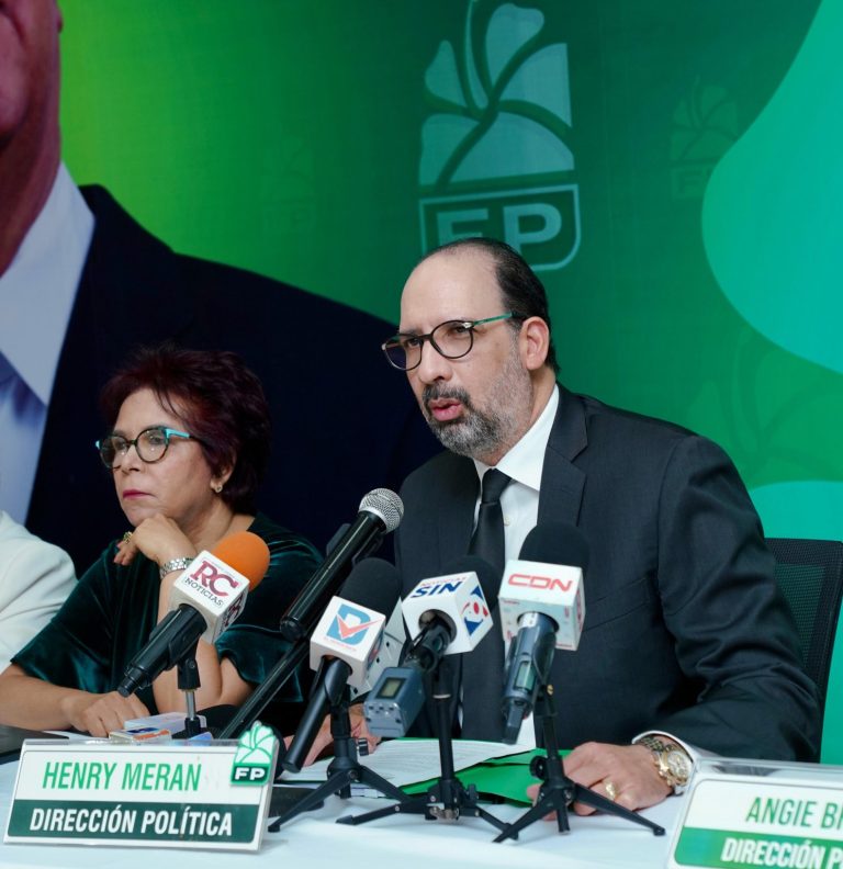 Henry Merán, presidente de la Comisión Electoral de la Fuerza del Pueblo. Foto Externa. (Accionar Politico RD).